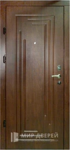 Металлическая дверь входная в дом уличная №28 внутренняя - фото