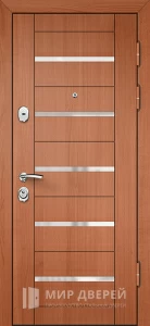 Дверь наружная металлическая входная на улицу №35 внешняя - фото