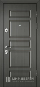 Входная дверь серая снаружи №9 внешняя - фото