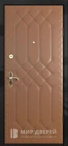 Входная дверь с винилискожей №19 внешняя - фото