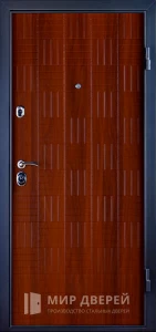 Дверь входная теплая для частного дома №22 внешняя - фото