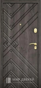 Металлическая дверь современная на дачу №6 внутренняя - фото