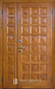 Двойная железная дверь №23 внешняя - фото