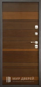 Недорогая входная дверь МДФ №347 внутренняя - фото