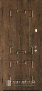 Входная дверь шпонированный МДФ №144 внутренняя - фото