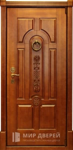 Парадная дверь в загородный дом №398 внешняя - фото