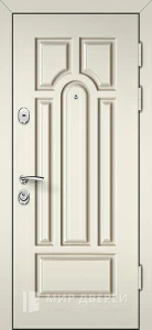 Уличная входная дверь для частного дома №34 внешняя - фото