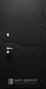 Входная утеплённая дверь для частного дома №5 внешняя - фото