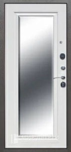 Уличная входная металлическая дверь в частный дом №56 внутренняя - фото