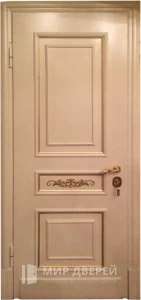 Входная дверь серая снаружи №9 внутренняя - фото