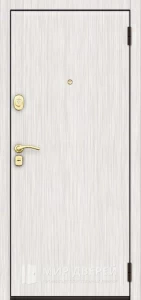 Металлическая дверь с ламинатом №36 внешняя - фото
