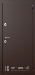 Уличная дверь мет дверь №73 внешняя - фото