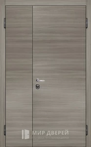 Дверь двойная распашная входная №2 внешняя - фото