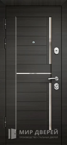 Фото 2 «Дверь металлическая модерн эко-венге №6»